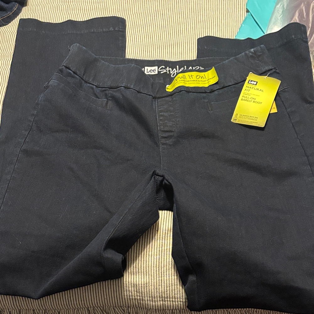 Lee Dark Navy Trousers size 12 NWT